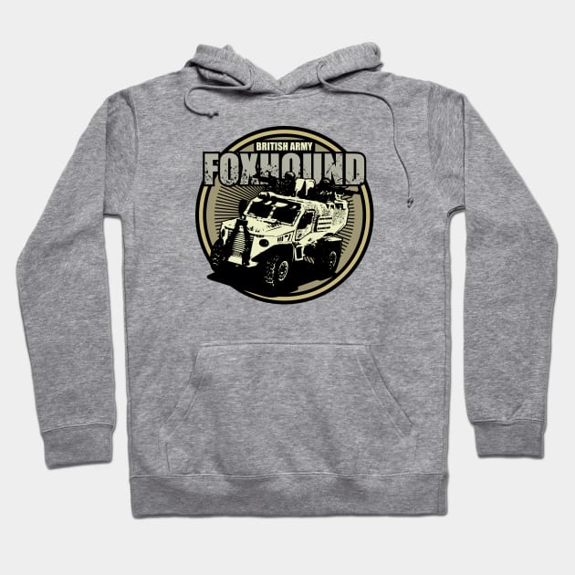 British Army Foxhound Patch Hoodie by TCP